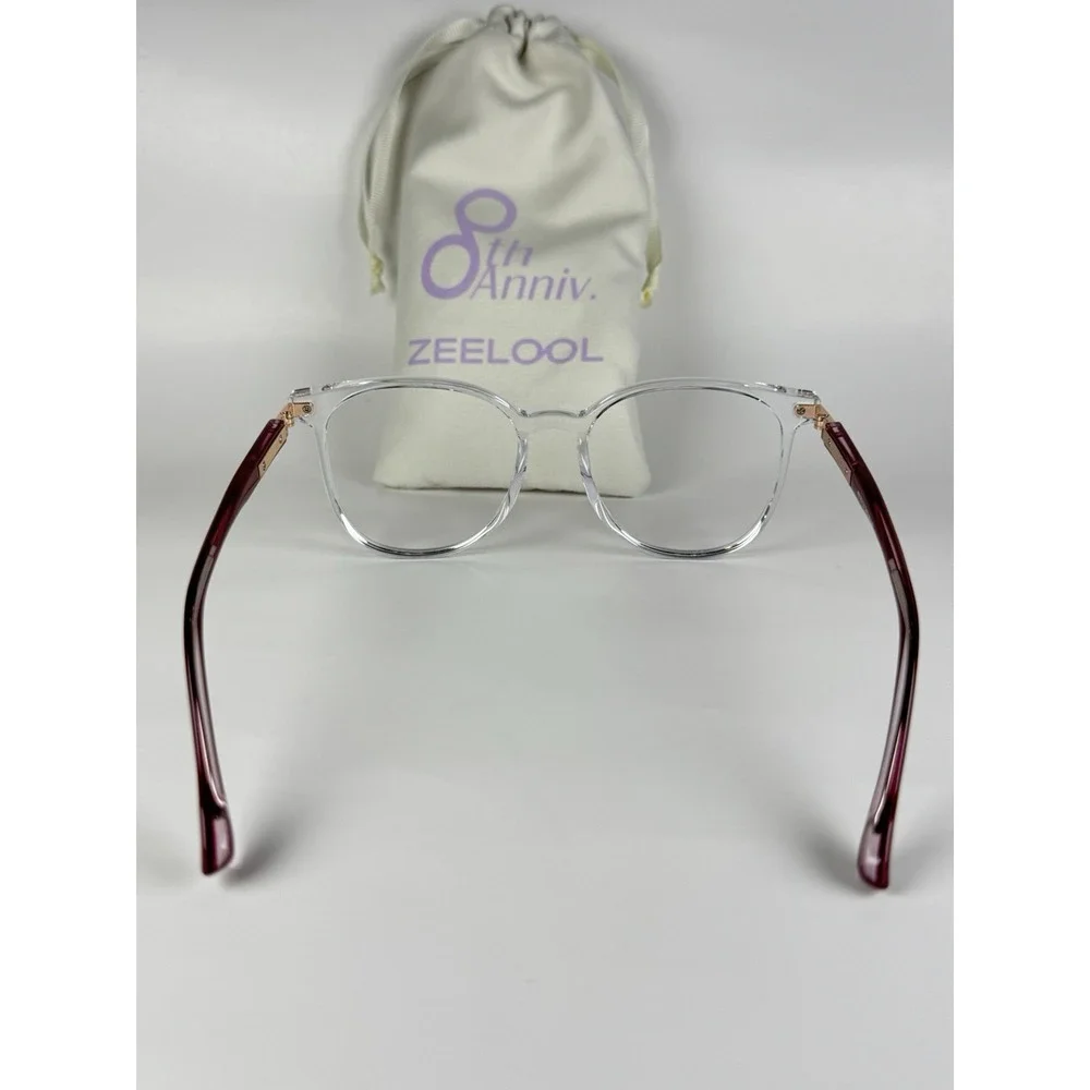 ZEELOOL Eyeglass FRAMES ONLY! Crystal- 48120 C3 54 18-145‎
